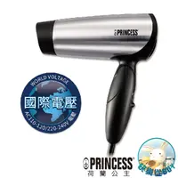 在飛比找蝦皮購物優惠-Princess荷蘭公主 110V/220V雙電壓摺疊吹風機