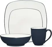 [Noritake] Navy Colorwave 4-Piece Square Place Setting