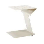 Higold Zigzag Outdoor Side Table White