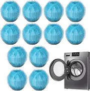 Laundry Dryer Balls, Laundry Balls Hair Catcher for Drying Machine, Portable 12x Washing Machine Lint Catcher Tool for School, Dorm, Hotel, School