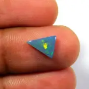 Natural Blue Australian Opal, Blazing Fire, Jewelry Making, Handmade Stone.