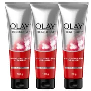 OLAY x 3 Olay Regenerist Revitalising Cream Cleanser 100g