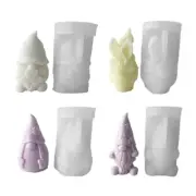 Mold Diy Easter Gnome Handmade Soap Dripping Decoration Mold