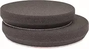 Griot's Garage 6.5" Black Foam Finishing Pads for Car Polishing and Detailing, Buffing Pads for Paint Correction and Sealant Application, 10619, Set of 2