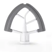 2 in 1 Silicone Edge Beater with Built in Spatula Simplify Mixing and Pouring