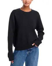 perfectwhitetee French Terry Oversized Crewneck Sweatshirt