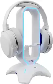 RGB Headset Stand - 3n1 Gaming Headphone Stand for Desk w/ Mouse Bungee & 2 Port