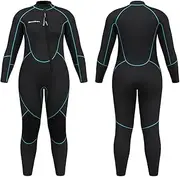 Seaskin Plus Size Full Wetsuit for Mens and Womens 3mm