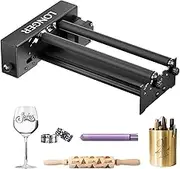 Longer Laser Engraver Rotary Roller, Y-axis Rotary Roller 360° Rotation for Laser Engraver Engraving Cylindrical Objects Tumblers Cans Cups Bottles, Adjustable 6-200mm Diameters