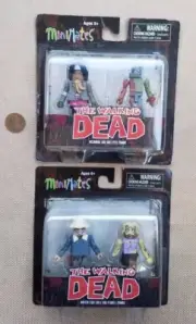 The Walking Dead MiniMates Series 2 MICHONNE Dale ONE-EYED Female ZOMBIE Figure