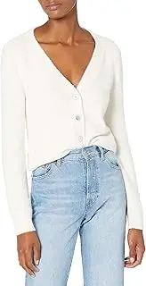 [The Drop] Women's Francine V-Neck Button Front Cozy Cardigan