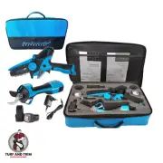 Archer 2pc Battery Kit 4'' Mini Chainsaw/Garden Pruner & 32mm Pruning Shears