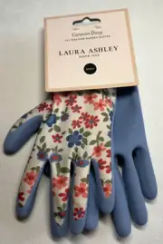 Laura Ashley All Weather Gloves Garden CARAVAN DAISY BLUE SIZE SMALL NIP