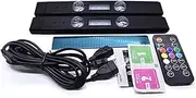 5V 3W Car Ambient Light USB Charging Atmosphere Light Stage Light Rhythm Sound Control A16 with Remote Controller