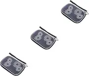 KOMBIUDA 3pcs Computer Accessories Hard Drive Case Sturdy HDD Storage Box Carrying Case Cable Organizer
