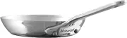 M'Minis Stainless Steel round Frying Pan with Cast Stainless Steel, 4.7-In, Made