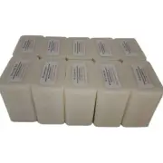10 lb EXTRA HARD WHITE Melt And Pour Soap All Natural Bulk Long Lasting NO SWEAT