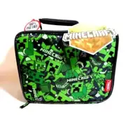 Thermos Minecraft Insulated Lunch Bag Reusable Single Compartment PVC Free Green