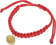 TOBBOMEY Adjustable Pet Collar Handwoven Rope Bell Cat Dog Collar 15-40cm Kitten Puppy Size