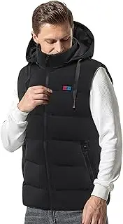 CENRF Heating Jacket - Fleece Heating Jacket,Electric Lightweight Heated Vest with 3 Adjustable Temperature for Shoulders, Back, Neck