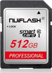 512GB SD Card Class 10 High Speed Security Digital Memory Cards for Filmmakers