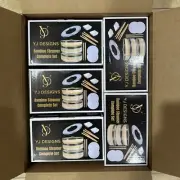LOT Of 5! NEW! 2 Tier Bamboo Asian Steamer Basket 10" Dumpling Bun Shrimp Crab