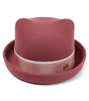 [Maison Michel Kids] Maison Michel Kids Winnie wool felt hat Inch 20.5 pink
