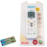 HQRP Télécommande universelle de Climatiseur Mural, Air conditionné +2 piles AAA