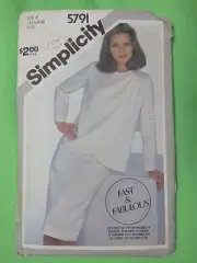 Simplicity Sewing Pattern 5791 Size R 14 - 18 UNCUT Fast & Fabulous Skirt Jacket