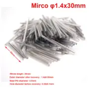 Mirco OD1.4mm Fiber optic Fusion Splice Protection Sleeve Tube 30mm 1000PCS