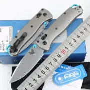 Titanium Handle Axis Lock Folding Knife Hunting Camping Military pocket Knife