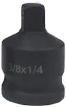 1 Pc Impact Reducer, 3/8" to 1/4" Impact Adapter, Chrome Vanadium Steel Socket Wrench Adapter Converter Reducer