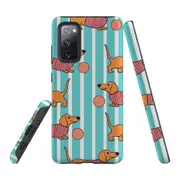 For Samsung Galaxy S20FE (Fan Edition) Case Protective Cover Dachshund Cute