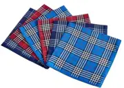 Men's Handkerchiefs 100% Cotton Checker Pattern 6 Pieces …