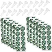 Abaodam 50 Sets Hydroponic Growing Baskets Set Plastic Net Pots Cups with Labels Slotted Mesh Net Cups Plant Nursery Pots for Soilless Planting Indoor Hydroponic Garden Home Gardening