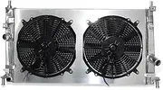 Car Radiator 2 Row Aluminum Radiator & Fan Shroud Fit FOR Mazda 3 2.0L 2.3L 2.5L L4 2010-2013 MT Radiator Fin Comb Kit