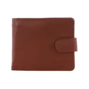 Milleni Leather Men's Tab Wallet for Men 11 x 1 x 9.5 cm - Tan