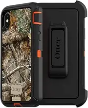 OtterBox Defender Series SCREENLESS Case Case for iPhone Xs & iPhone X - Retail Packaging - RT Blaze Edge (Blaze Orange/Black/RT Edge Graphic)