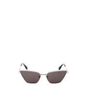Alexander McQueen Eyewear Cat-Eye Frame Sunglasses One size Silver/Smoky
