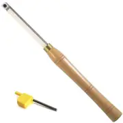 Rougher Woodturning Tool Wood Carbide Tipped Lathe Bended Chisel Tool with 14...