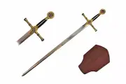 45" Ceremonial Crusader Templar Masonic Blue Mason Oath Sword Knight Freemasonry