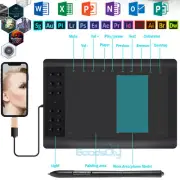 VIN1060 Plus Graphics Drawing Tablet 8192 Levels Battery-Free Pen 10 x 6 inch