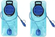 2L Hydration Bladder, Water Bladder for Hiking Backpack, Leak Proof Water Reservoir Storage Bag, Hydration Pack Replacement for Cycling, Hiking, Camping, Hunting, Running,2 Pack