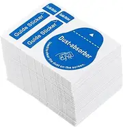 Uonlytech 600 Pcs Phone Screen Dust Cleaner Stickers - Blue Paper Material - Screen Dust Remover & Cleaner for Phones & Computers