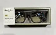 Men's Tortoise Print Square Blue Light Filtering Reading Glasses -Brown +1.50