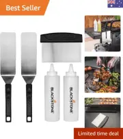 Flat top Griddle Professional Grade Accessory Tool Kit 5 Pieces 16 oz Bottle,...