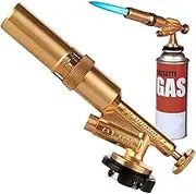 Torch Head - Torch , Charcoal , Professional Campfire Starter with Lock, Powerful Adjustable Flame Cooking Head for Cooking 7.48 x 3.93 x 1.57 Inches