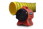 Baumr-AG 200mm (8 inch) Portable Axial Air Mover Blower Fan with 10m Ventilation Duct