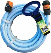 HOSE FACTORY Caravan Drinking Water Hose with Fittings & NETA Hose Holder 12mm - 10mt