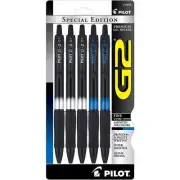 Pilot Roller Pen G2 Quick Drying Assorted Ink Premium Gel, Pack of 5 16899